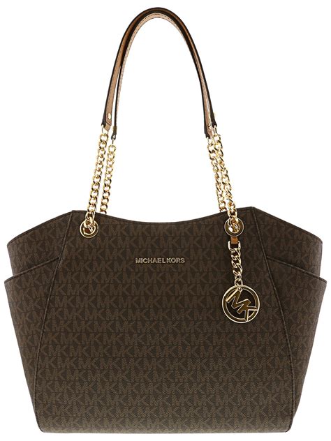 michael kors jet set shoulder tote chain|Michael Kors jet set girls.